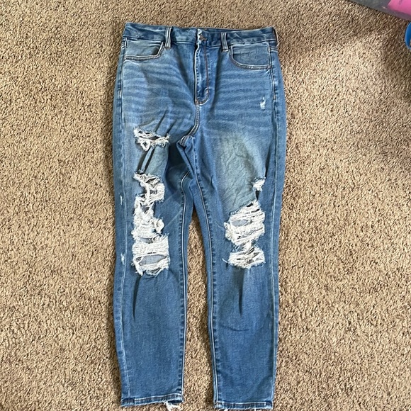 AE curvy high rise jegging with next level stretch 14 short - Picture 5 of 5